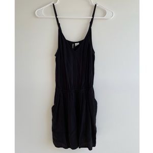 H&M Black Spaghetti Strap Romper